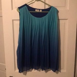 Beautiful ombré mesh blouse